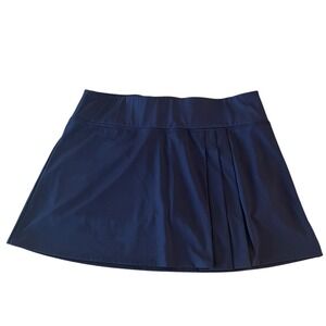 Tommy Bahama Performance Skirt Skort Womens XL Navy Golf Tennis Pickleball